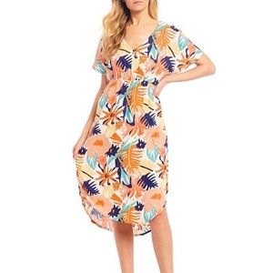 NWT Roxy Tropical Midi Dress